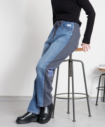 〈セットアップ対応〉REMAKEデニム×スウェットパンツ