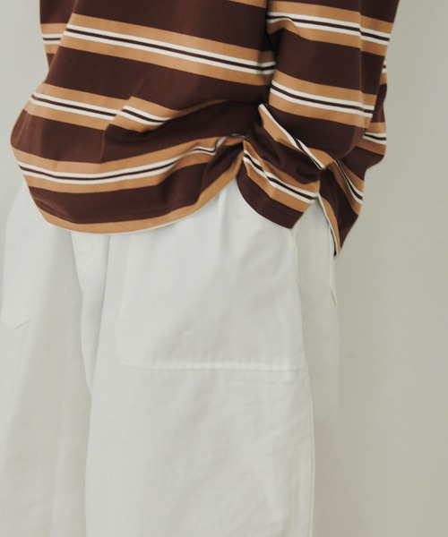 MAISON CLUB(メゾンクラブ)の「【MAISON CLUB】Balloon Fatigue Pants(カーゴパンツ・メンズ・ホワイト/ネイビー/カーキ・S/M/L)」の12枚目の写真