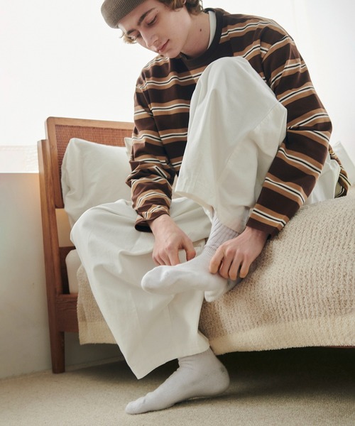 MAISON CLUB(メゾンクラブ)の「【MAISON CLUB】Balloon Fatigue Pants(カーゴパンツ・メンズ・ホワイト/ネイビー/カーキ・S/M/L)」の10枚目の写真