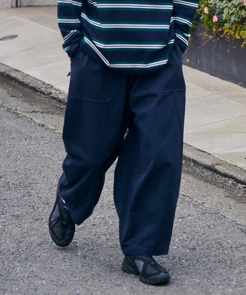 MAISON CLUB(メゾンクラブ)の「【MAISON CLUB】Balloon Fatigue Pants(カーゴパンツ・メンズ・ホワイト/ネイビー/カーキ・S/M/L)」の20枚目の写真