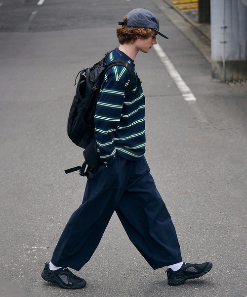 MAISON CLUB(メゾンクラブ)の「【MAISON CLUB】Balloon Fatigue Pants / バルーンファティーグパンツ カーブパンツ(カーゴパンツ・メンズ・ホワイト/ネイビー/カーキ・S/M/L)」の20枚目の写真