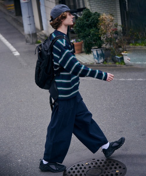 MAISON CLUB(メゾンクラブ)の「【MAISON CLUB】Balloon Fatigue Pants / バルーンファティーグパンツ カーブパンツ(カーゴパンツ・メンズ・ホワイト/ネイビー/カーキ・S/M/L)」の21枚目の写真