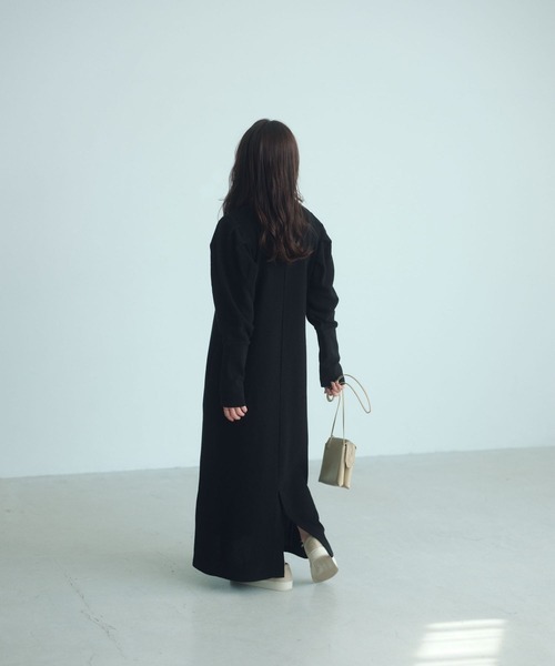GLOBAL WORK(グローバルワーク)の「高山直子さんコラボ/パフショルダーサーマルカットワンピース/EiiS/577711(ワンピース・レディース・ホワイト系その他3/ブラック・LARGE/MEDIUM/SMALL/X-SMALL)」の8枚目の写真