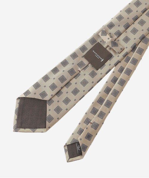 MACKINTOSH LONDON(マッキントッシュ ロンドン)の「ジオメトリック綾目小紋ネクタイ(ネクタイ・メンズ・グレー系その他/ブルー系その他7/ベージュ系その他5・FREE)」の5枚目の写真