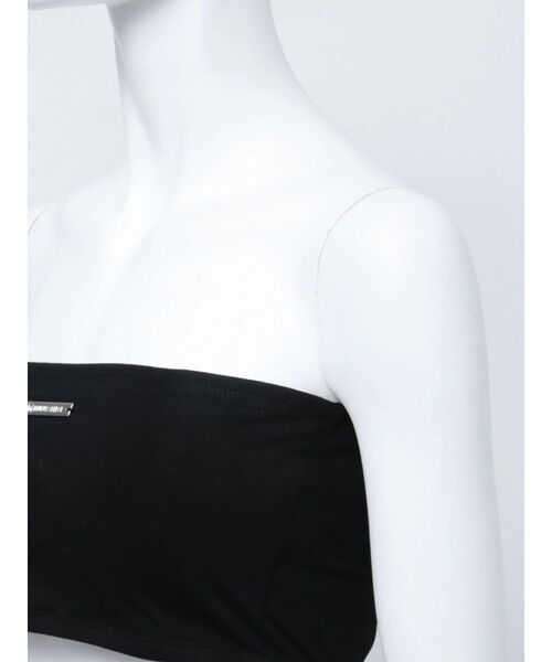 MURUA（ムルーア）の「カップ付きプレートブラトップ（チューブトップ・レディース・ホワイト/ブラック・FREE）」の12枚目の写真