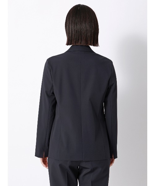 SUIT SQUARE（スーツスクエア）の「ジャケット ウォッシャブル 2WAYストレッチ UVカット 消臭 ポリエステルツイル 無地（テーラードジャケット・レディース・ブラック/ネイビー・42(13号)/40(11号)/38(9号)/36(7号)）」の20枚目の写真