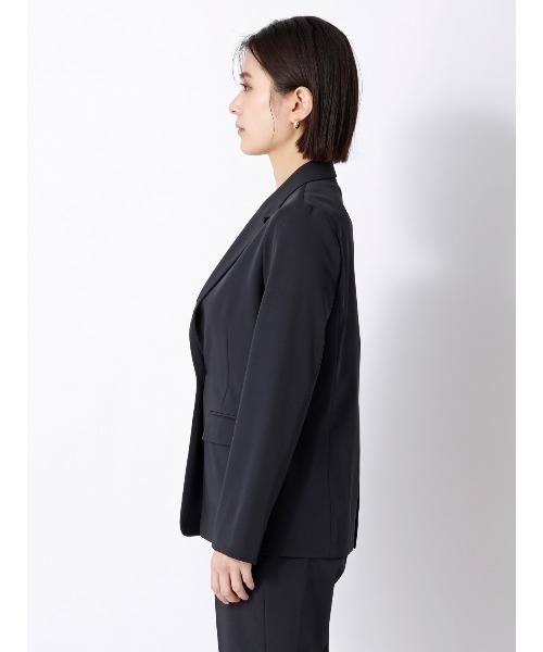 SUIT SQUARE（スーツスクエア）の「ジャケット ウォッシャブル 2WAYストレッチ UVカット 消臭 ポリエステルツイル 無地（テーラードジャケット・レディース・ブラック/ネイビー・42(13号)/40(11号)/38(9号)/36(7号)）」の19枚目の写真
