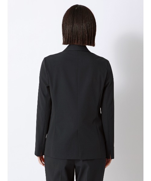 SUIT SQUARE（スーツスクエア）の「ジャケット ウォッシャブル 2WAYストレッチ UVカット 消臭 ポリエステルツイル 無地（テーラードジャケット・レディース・ブラック/ネイビー・42(13号)/40(11号)/38(9号)/36(7号)）」の9枚目の写真