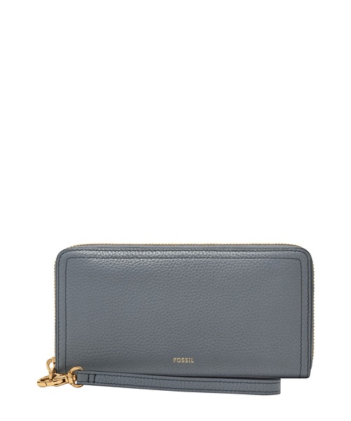 フォッシル 長財布 レディース レザー ブルーSL7831450