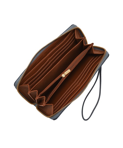フォッシル 長財布 レディース レザー ブルーSL7831450