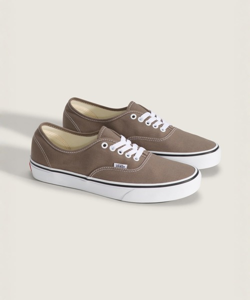 VANS(バンズ)の「オーセンティック / Authentic COLOR THEORY WALNUT VN000EGA1NU1(スニーカー・メンズ・ブラウン・12/11.5/10.5/10/9.5/9/8.5/8/7.5/7/6.5/6/5.5/5)」の2枚目の写真