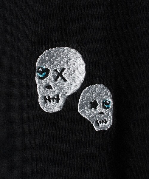 ESPOIR（エスポワール）の「＜ESPOIR＞Skull EMB Tシャツ（Tシャツ/カットソー・メンズ・ホワイト/ブラック・M/L/XL）」の6枚目の写真