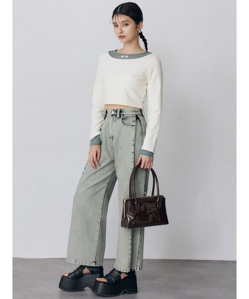 MURUA（ムルーア）の「ギャザープラットフォームシューズ（その他シューズ・レディース・アイボリー/ブラック/ブラウン・22.5/23.5/24.5）」の5枚目の写真