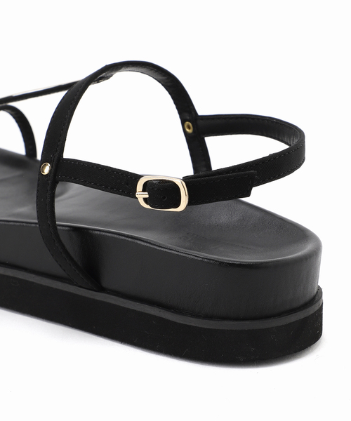 JOURNAL STANDARD relume（ジャーナルスタンダード　レリューム）の「［26SS新作］RELUME  プレートサンダル（サンダル・レディース・ブラック/ベージュ・23.5cm/23cm/25cm/24.5cm/24cm）」の18枚目の写真