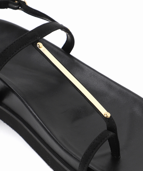 JOURNAL STANDARD relume（ジャーナルスタンダード　レリューム）の「［26SS新作］RELUME  プレートサンダル（サンダル・レディース・ブラック/ベージュ・23.5cm/23cm/25cm/24.5cm/24cm）」の19枚目の写真