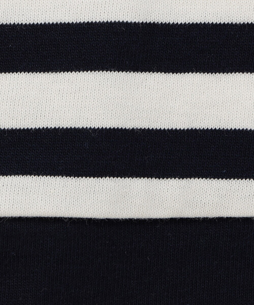 COMME CA ISM(コムサイズム)の「デニムワッペン付き ボーダー半袖Tシャツ (ベビーサイズ)(Tシャツ/カットソー・キッズ・ネイビー・80-90cm)」の8枚目の写真