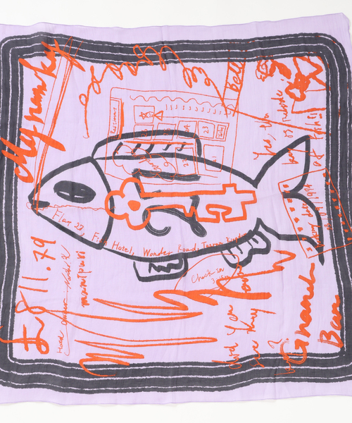 manipuri(マニプリ)の「manipuri マニプリ インドストール インバージョンフィッシュ 0161333102(ストール/ショール・レディース・ピンク・FREE)」の7枚目の写真