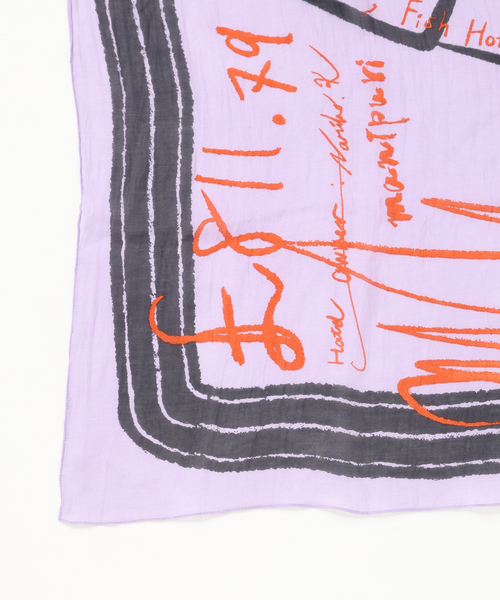 manipuri(マニプリ)の「manipuri マニプリ インドストール インバージョンフィッシュ 0161333102(ストール/ショール・レディース・ピンク・FREE)」の9枚目の写真