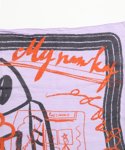 manipuri(マニプリ)の「manipuri マニプリ インドストール インバージョンフィッシュ 0161333102(ストール/ショール・レディース・ピンク・FREE)」の10枚目の写真