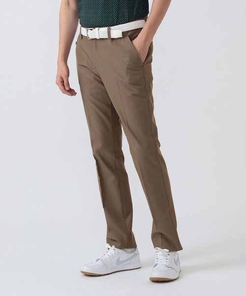 新作 ビームスゴルフ パンツ カーキ グリーン サイドライン 裏起毛 BEAMS GOLF｜ビームスゴルフのパンツ（グリーン・カーキ/緑色系）通販