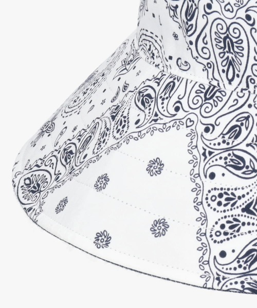 arth(アース)の「arth Bandana Ribbon Bucket / アース(ハット・レディース・ホワイト/ライトブルー/ブラウン・M/57.5cm)」の20枚目の写真