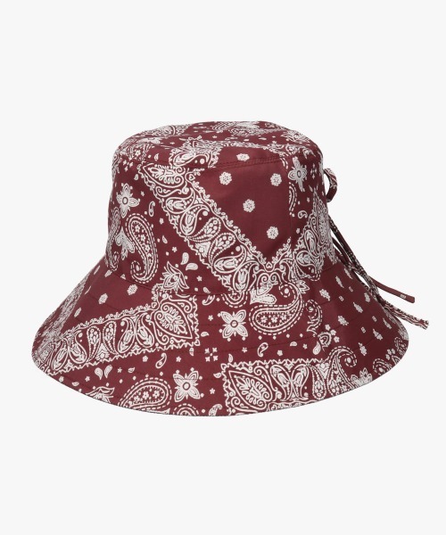 arth(アース)の「arth Bandana Ribbon Bucket / アース(ハット・レディース・ホワイト/ライトブルー/ブラウン・M/57.5cm)」の22枚目の写真