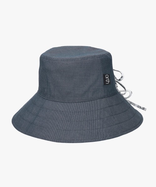 arth(アース)の「arth Bandana Ribbon Bucket / アース(ハット・レディース・ホワイト/ライトブルー/ブラウン・M/57.5cm)」の16枚目の写真