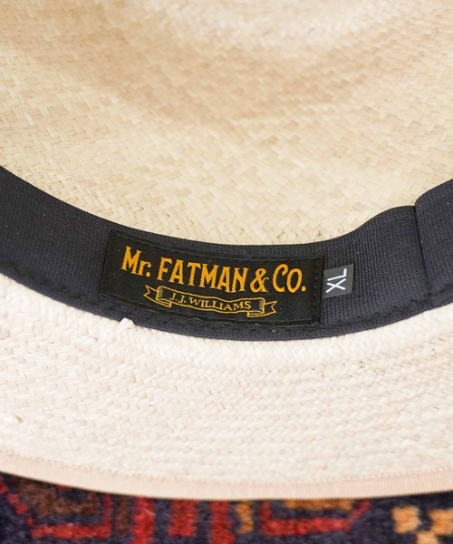 MRFATMAN（ミスターファットマン）の「TWO DOLLAR FINE RAFFIA（ハット・メンズ・ブラック/ベージュ・XL/L/M）」の3枚目の写真
