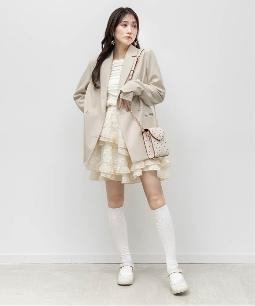 RANDA(ランダ)の「ヒールアップメリージェーンパンプス(パンプス・レディース・ブラック/アイボリー・L/M/S/LL)」の13枚目の写真