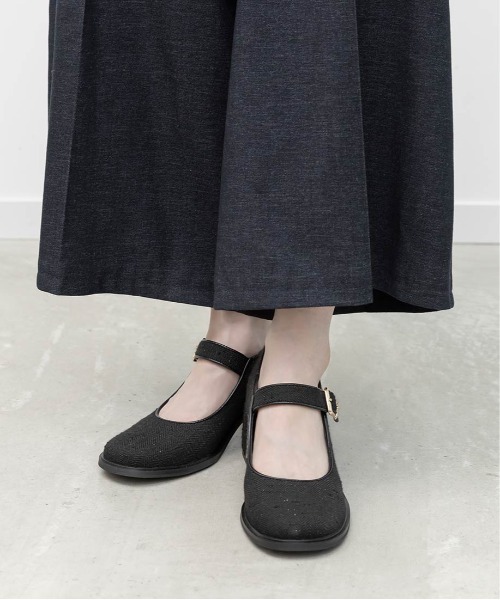 RANDA(ランダ)の「ヒールアップメリージェーンパンプス(パンプス・レディース・ブラック/アイボリー・L/M/S/LL)」の20枚目の写真