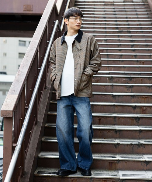 LAKOLE（ラコレ）の「ライトハンティング / 645438（ブルゾン・メンズ・ダークブラウン/アイボリー/チャコール・MEDIUM/LARGE）」の15枚目の写真