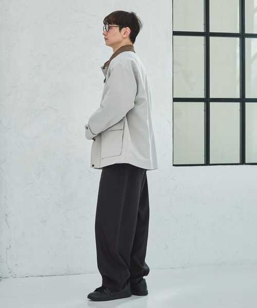 LAKOLE（ラコレ）の「ライトハンティング / 645438（ブルゾン・メンズ・ダークブラウン/アイボリー/チャコール・MEDIUM/LARGE）」の18枚目の写真