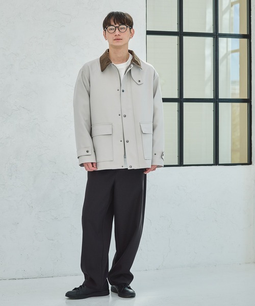 LAKOLE（ラコレ）の「ライトハンティング / 645438（ブルゾン・メンズ・ダークブラウン/アイボリー/チャコール・MEDIUM/LARGE）」の17枚目の写真