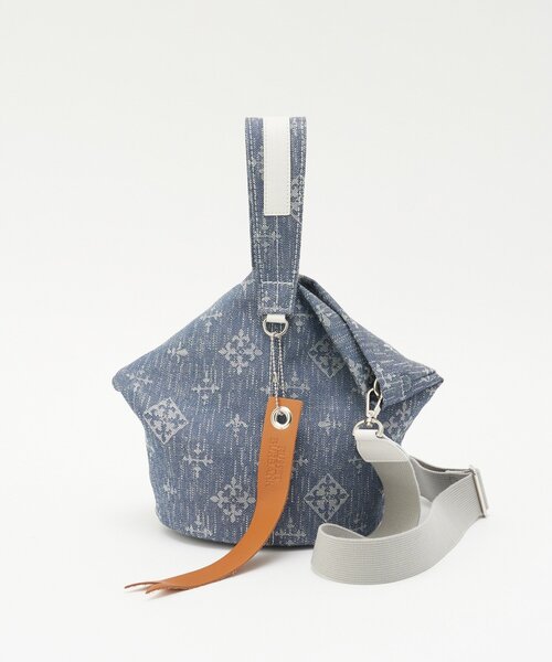 russet（ラシット）の「デニムジャガード2WAYワンショルダーバッグ（トートバッグ・レディース・インディゴブルー・FREE）」の2枚目の写真