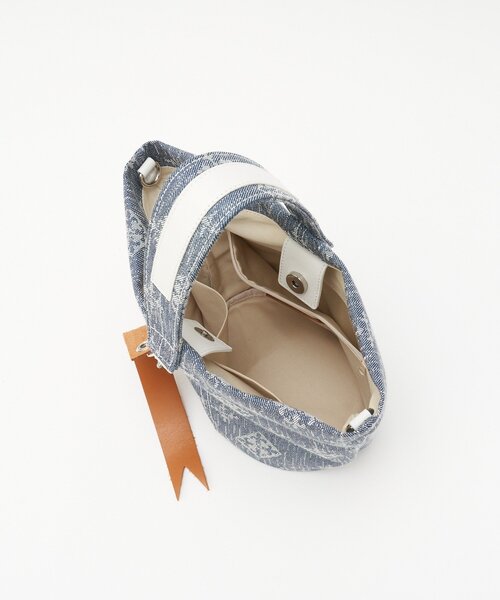 russet（ラシット）の「デニムジャガード2WAYワンショルダーバッグ（トートバッグ・レディース・インディゴブルー・FREE）」の13枚目の写真