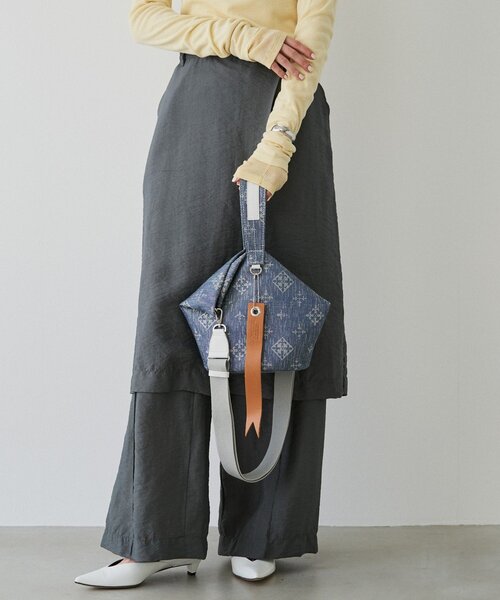 russet（ラシット）の「デニムジャガード2WAYワンショルダーバッグ（トートバッグ・レディース・インディゴブルー・FREE）」の16枚目の写真