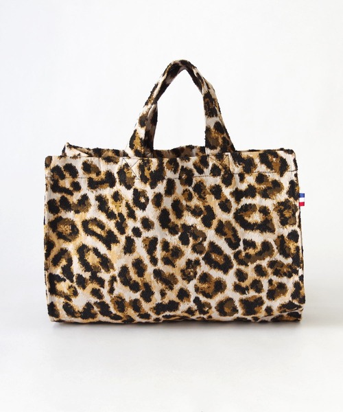 Erwan L(アルワンエル)の「Erwan L(アルワンエル) / ガセットトートバッグ Gusset tote EL-25003 フランス製(トートバッグ・レディース・ブラックミックス/ゴールド/ブラック×ホワイト/ブラック×ゴールド/ホワイト×レッド/ライトブルー/ネイビー×ホワイト/マルチ/ライトグレー/レオパード・FREE)」の10枚目の写真