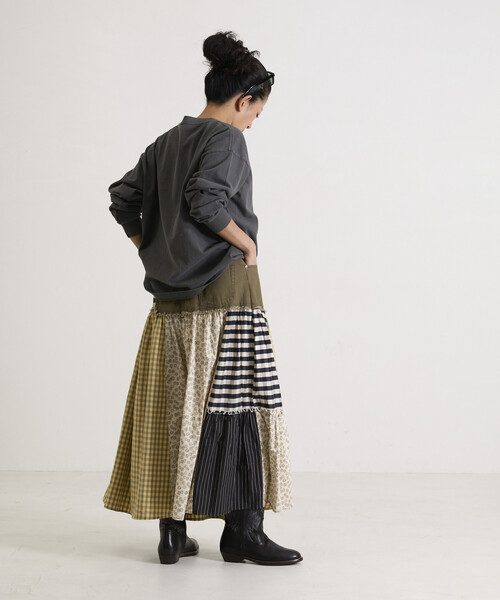 Freada(フリーダ)の「Freada/フリーダ オリジナル フォト プリント ロンT(Tシャツ/カットソー・レディース・ブラック/ホワイト・ONE SIZE)」の7枚目の写真