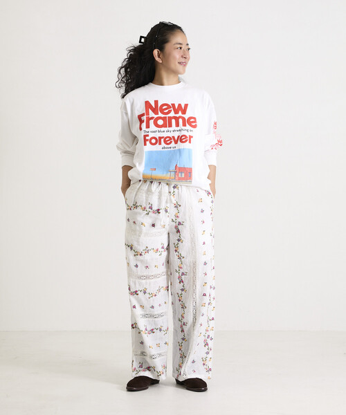 Freada(フリーダ)の「Freada/フリーダ オリジナル フォト プリント ロンT(Tシャツ/カットソー・レディース・ブラック/ホワイト・ONE SIZE)」の20枚目の写真