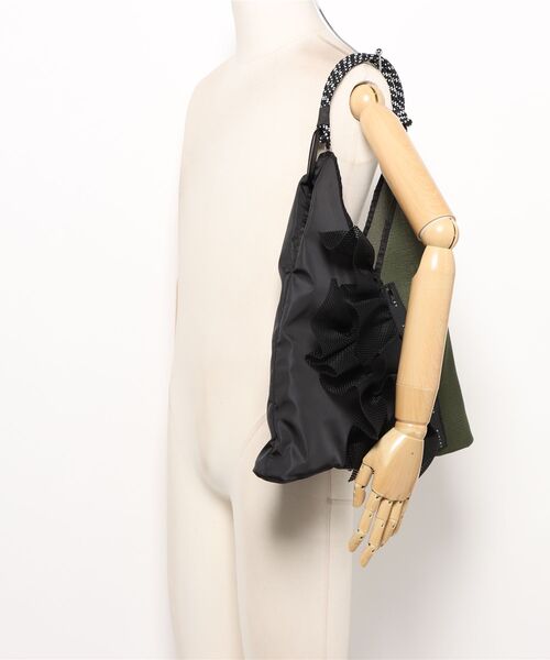 Cepica（セピカ）の「【RISLEY×OUTDOOR PRODUCT】トライアングルフリルメッシュバッグ（トートバッグ・レディース・ベージュ系その他/グレー系その他/ブラック系その他・FREE）」の21枚目の写真