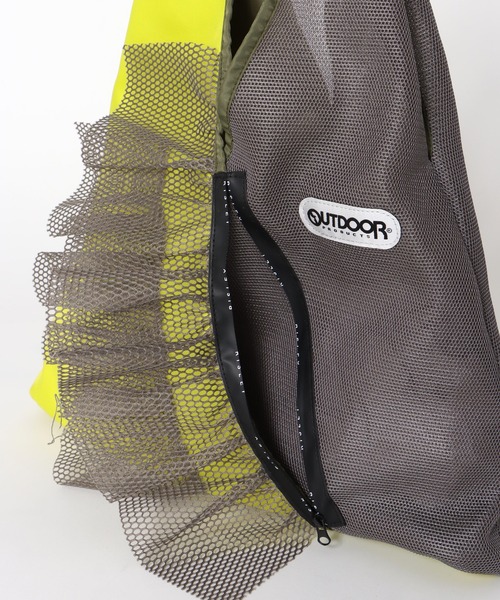 Cepica（セピカ）の「【RISLEY×OUTDOOR PRODUCT】トライアングルフリルメッシュバッグ（トートバッグ・レディース・ベージュ系その他/グレー系その他/ブラック系その他・FREE）」の13枚目の写真