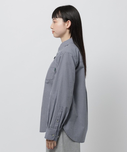 niko and...（ニコアンド）の「ケアイージーBOYSライクシャツ（シャツ/ブラウス・レディース・ブルー/ネイビー/ピンク/グリーン・BIG(L)/MEDIUM）」の11枚目の写真