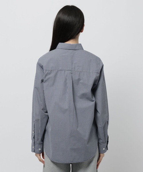 niko and...（ニコアンド）の「ケアイージーBOYSライクシャツ（シャツ/ブラウス・レディース・ブルー/ネイビー/ピンク/グリーン・BIG(L)/MEDIUM）」の12枚目の写真