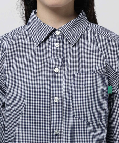 niko and...（ニコアンド）の「ケアイージーBOYSライクシャツ（シャツ/ブラウス・レディース・ブルー/ネイビー/ピンク/グリーン・BIG(L)/MEDIUM）」の13枚目の写真