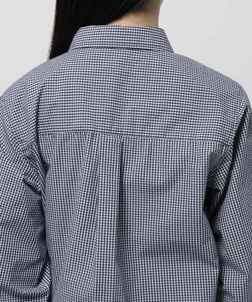 niko and...（ニコアンド）の「ケアイージーBOYSライクシャツ（シャツ/ブラウス・レディース・ブルー/ネイビー/ピンク/グリーン・BIG(L)/MEDIUM）」の14枚目の写真