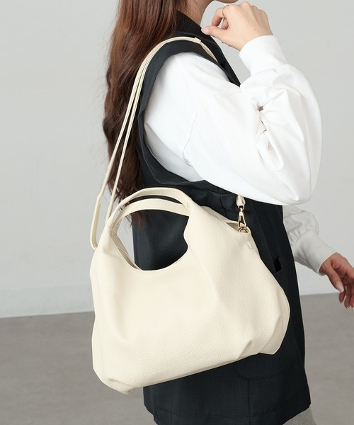 MAISON BREEZE（メゾンブリーズ）の「【MAISON BREEZE】コロンプチショルダー SNBD（ショルダーバッグ・レディース・ベージュ/ブラウン/シルバー/アイボリー/ブラック・FREE）」の21枚目の写真