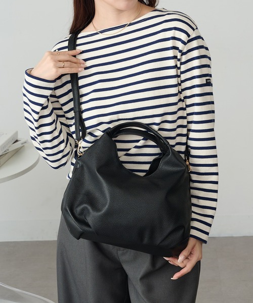 MAISON BREEZE（メゾンブリーズ）の「【MAISON BREEZE】コロンプチショルダー SNBD（ショルダーバッグ・レディース・ベージュ/ブラウン/シルバー/アイボリー/ブラック・FREE）」の8枚目の写真