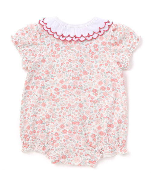 SLAP SLIP BABY（スラップスリップベビー）の「【お揃い】プリント総柄重ね襟付き半袖ロンパースベビー(60~80cm)（ロンパース・キッズ・ピンク系その他/レッド系その他・80ｃｍ/70cm/60cm）」の6枚目の写真