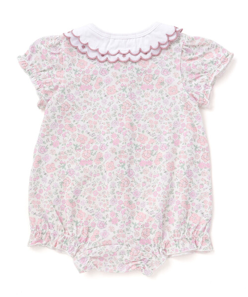 SLAP SLIP BABY（スラップスリップベビー）の「【お揃い】プリント総柄重ね襟付き半袖ロンパースベビー(60~80cm)（ロンパース・キッズ・ピンク系その他/レッド系その他・80ｃｍ/70cm/60cm）」の8枚目の写真