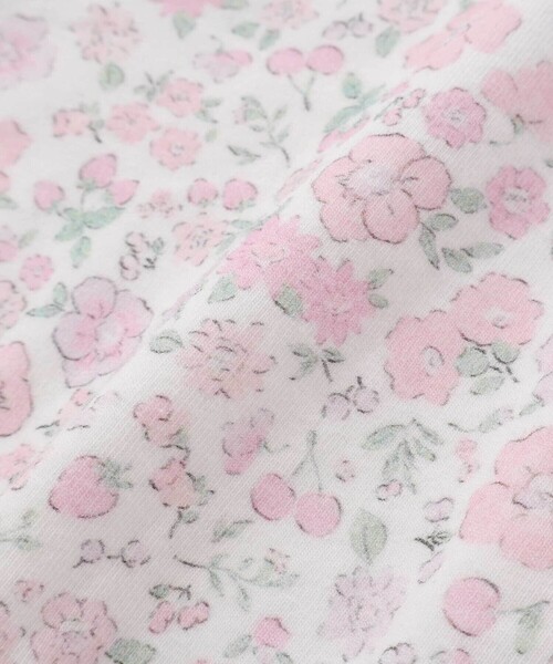 SLAP SLIP BABY（スラップスリップベビー）の「【お揃い】プリント総柄重ね襟付き半袖ロンパースベビー(60~80cm)（ロンパース・キッズ・ピンク系その他/レッド系その他・80ｃｍ/70cm/60cm）」の15枚目の写真